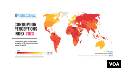 Transparency International index 2023